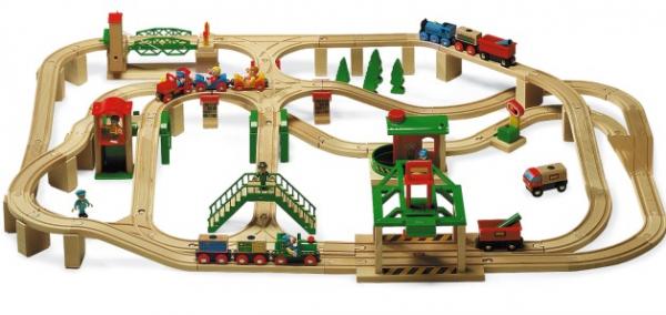best wooden train tracks